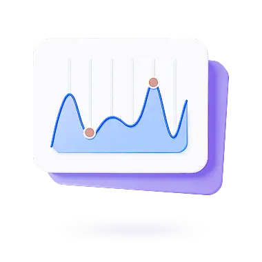 Growth chart illustration
