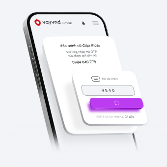Phone verification loan form illustration